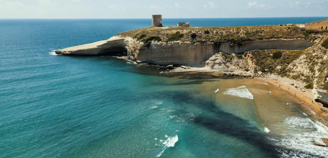 foto drone spiaggia santa caterina sardegna beat fly