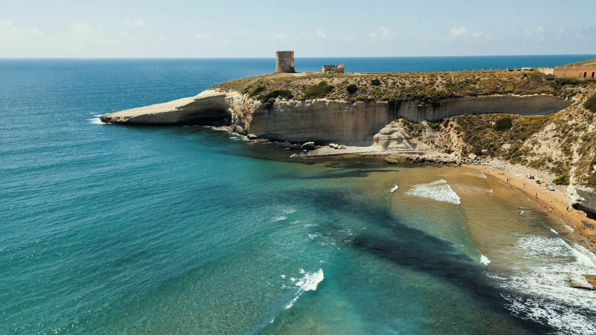 foto drone spiaggia santa caterina sardegna beat fly