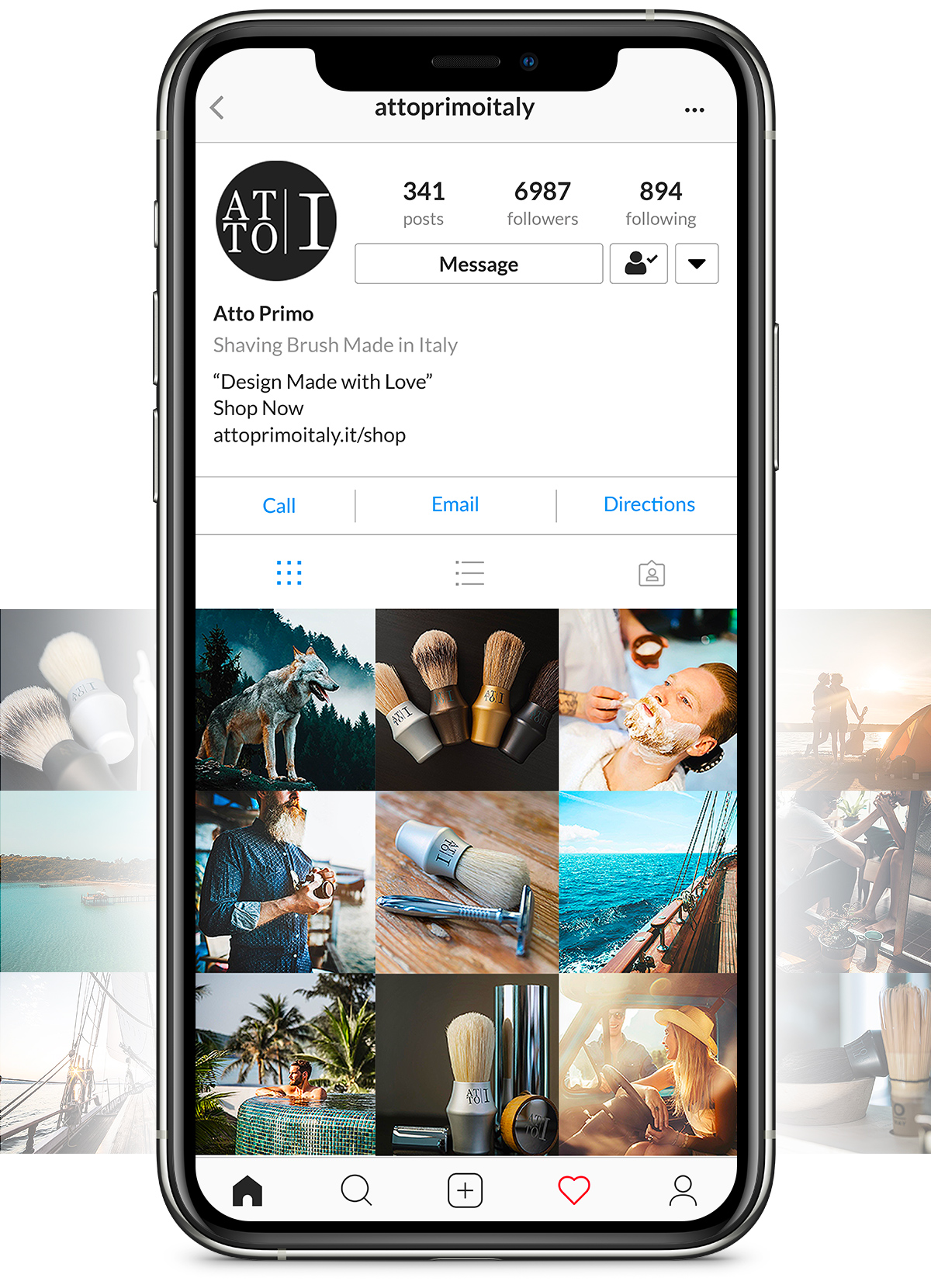 atto primo italy instagram content marketing